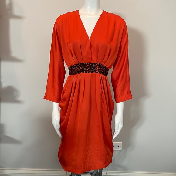 H&M Dresses & Skirts - H&M Conscious Collection Orange Dress Eco Friendly